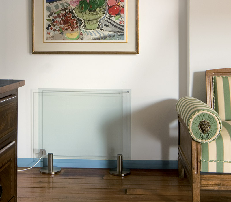 Mobile radiator for country house